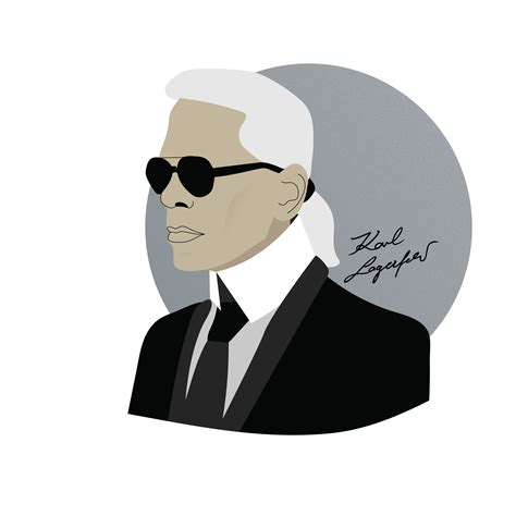 karl lagerfeld illustration